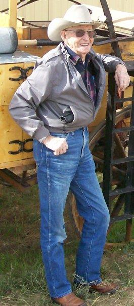Papa - Robert W. Reynolds, on our trip to Ingomar, MT, in 2009.