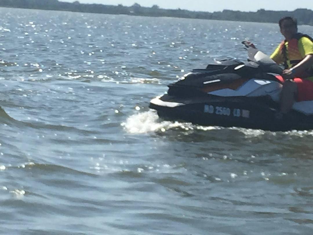 Jet skiing on the Choptank River!