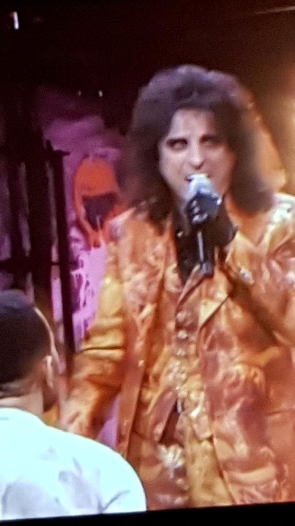 Watching Jesus Christ Supetstar live. Great music, with Alice playing Herod, Ha!