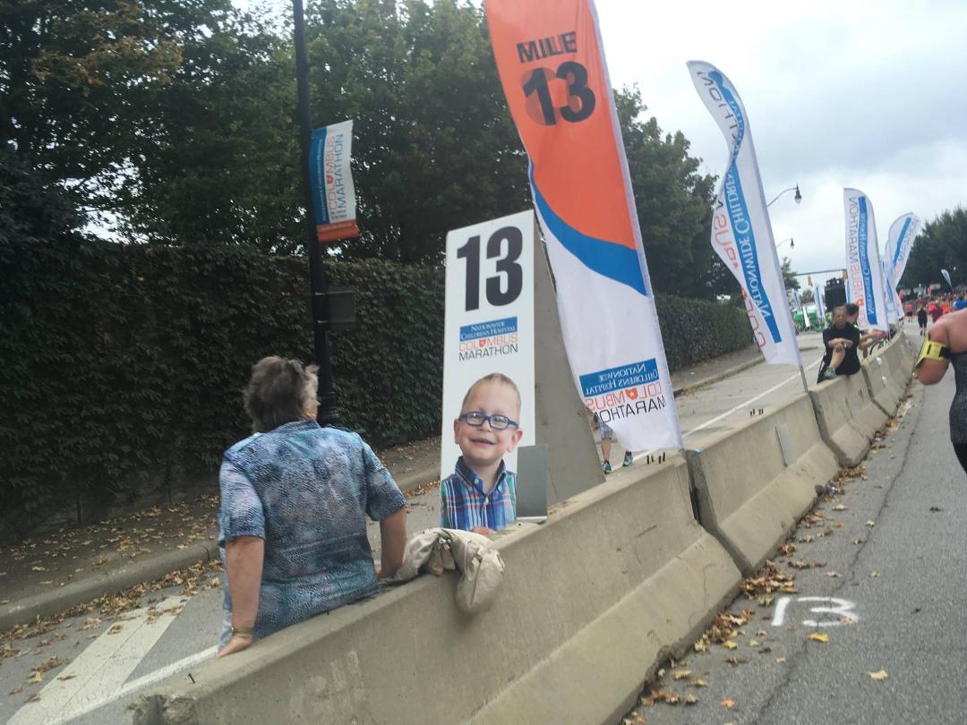 Wait, I've just crossed the 13 mile mark. I still need .1 miles to go!
