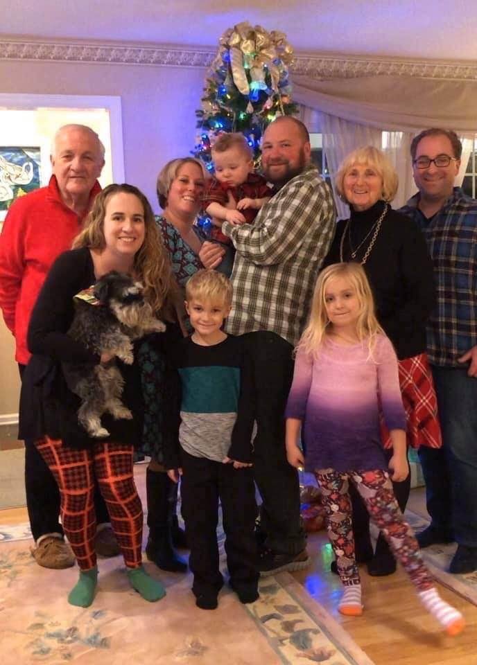The Rathjen’s 2019 Christmas at Grammy and Grampy’s home.