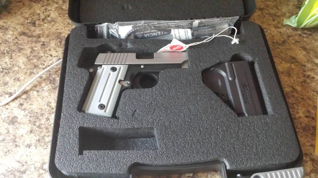 Happy birthday to me my son and wife got me a new sig 380 it awsome !