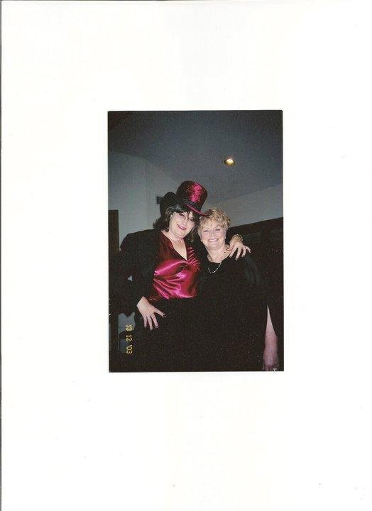 Christmas Party, 2003, Sharon and me.