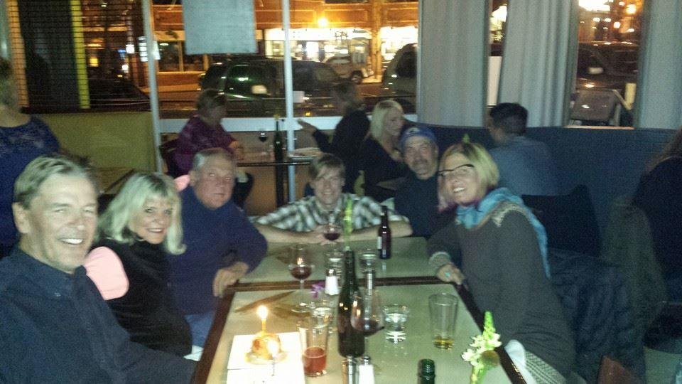 Enjoying birthday dinner Friday at Ray Jr's restaurant....thanks everyone for the good wishes!