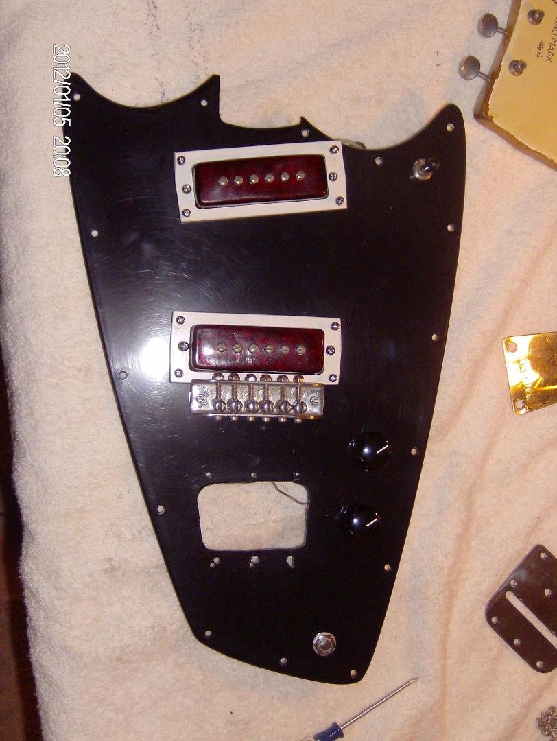 Check this out.... these are American made hand wound pickups...remember I told you about Semie these are his design oh yah and they sound increadible, yep they still work!!!!