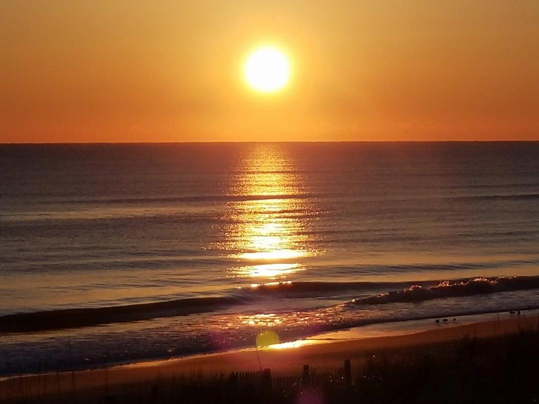 It's a beautiful morning in the Outerbanks.