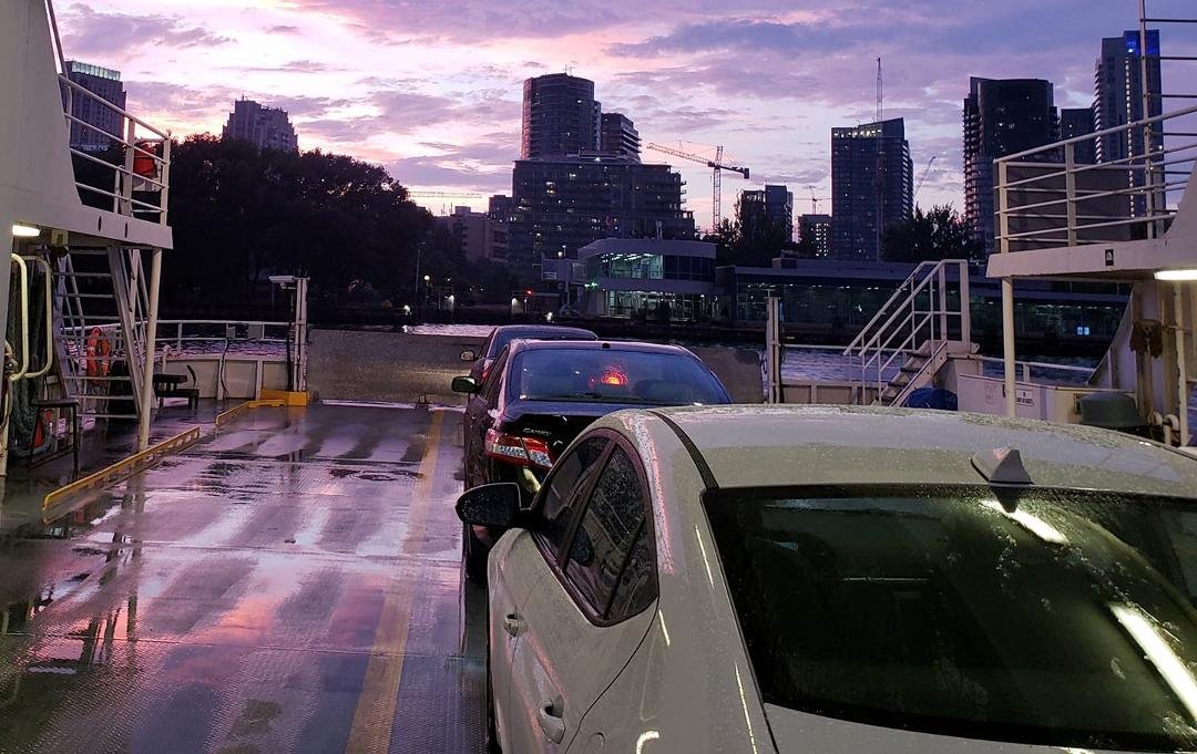 Sunset from the Toronto City Airport Fairy
