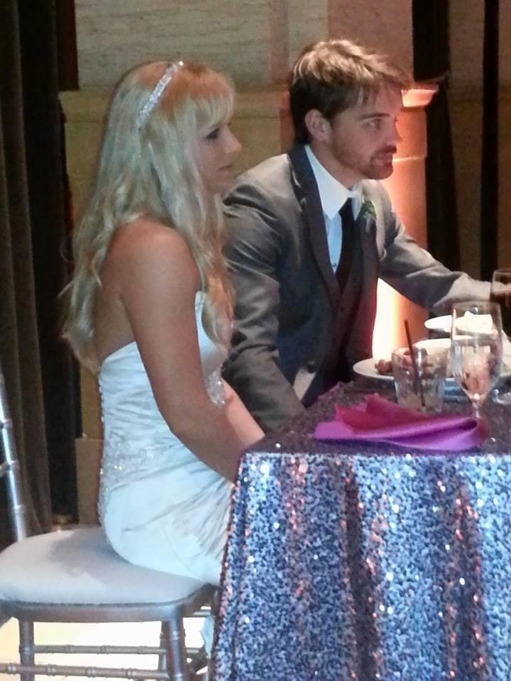 Matt osborn and cara osborns wedding love those two<3