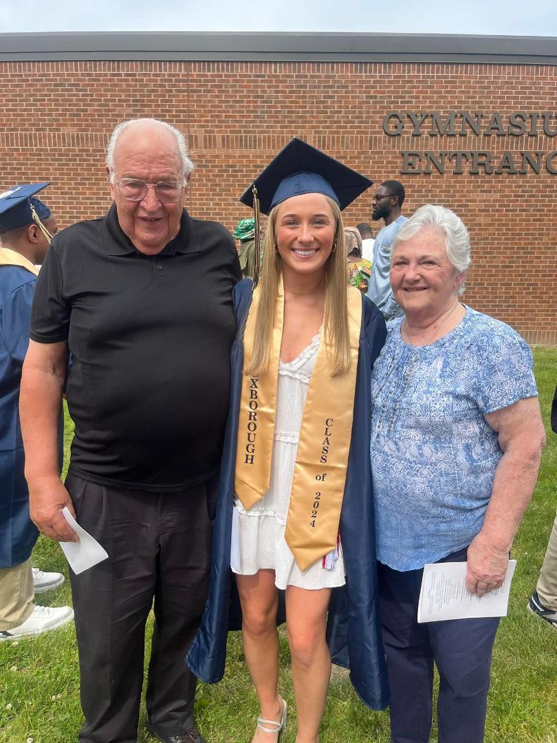 Chloe’s graduation from Foxboro High School. She will be following in Annabella’s footsteps attending Salve Regina University in Newport RI in the fall.
