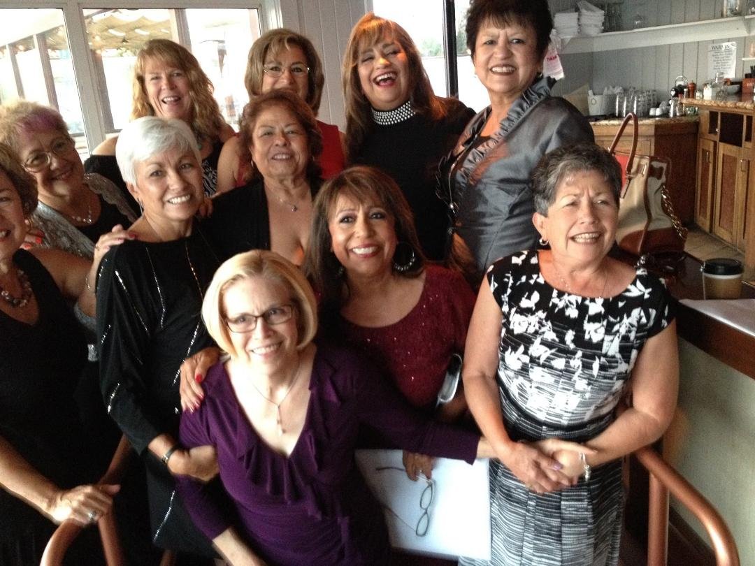 Las Muchachas 
Margaret, Michele, Paula, Alice Garcia, Alice Sotelo, Alice Savala, Becky, Alice Ybarra, Judy Orwick, Grace Alarcon, and Irene   Any more Alices in the house????