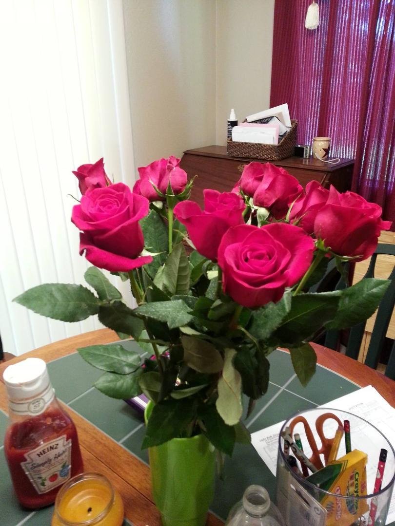 My husband surprised me just because!!!! :-)