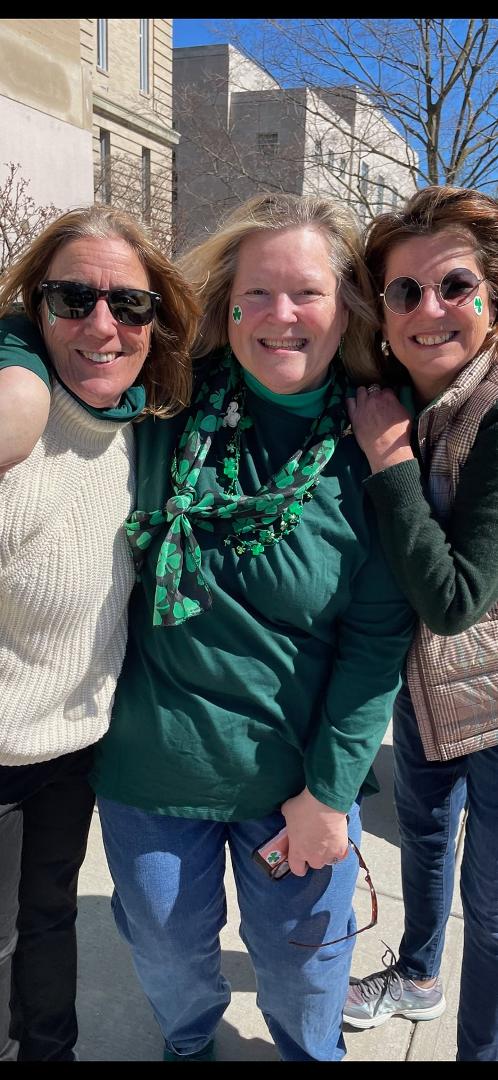 Happy St. Patrick's Day 🍀 with Melora Lucas and JoAnn Fernandes Rispoli!