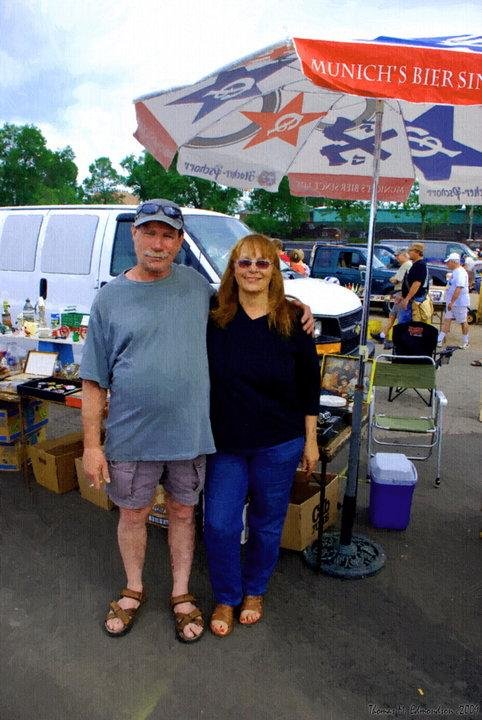 Ruthie & I at Back to the 50`s car show 2009