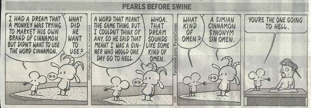 Stephan Pastis is nuts. Love it.