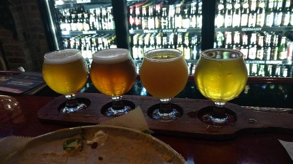 Having fun with Rick Melton & Missy at World of Beer