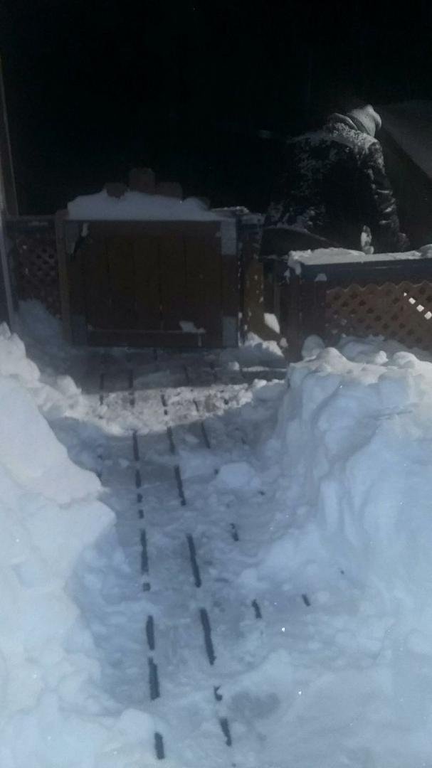 19 inches plus 5 from a previous shoveling and counting. Enjoying our 2nd snow/shovel day.