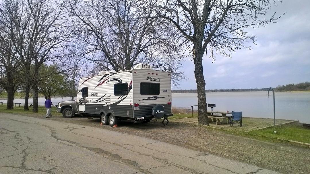 The LEM has landed on Heyburn lake an army Corp campground near Tulsa OK.