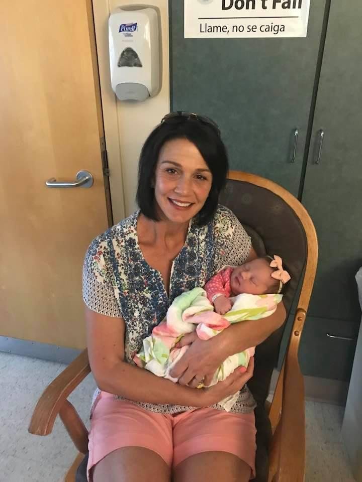 Meeting Ava Elizabeth Lollock. My sixth great-granddaughter. She is so beautiful. Congratulations to Nick and Jordan.