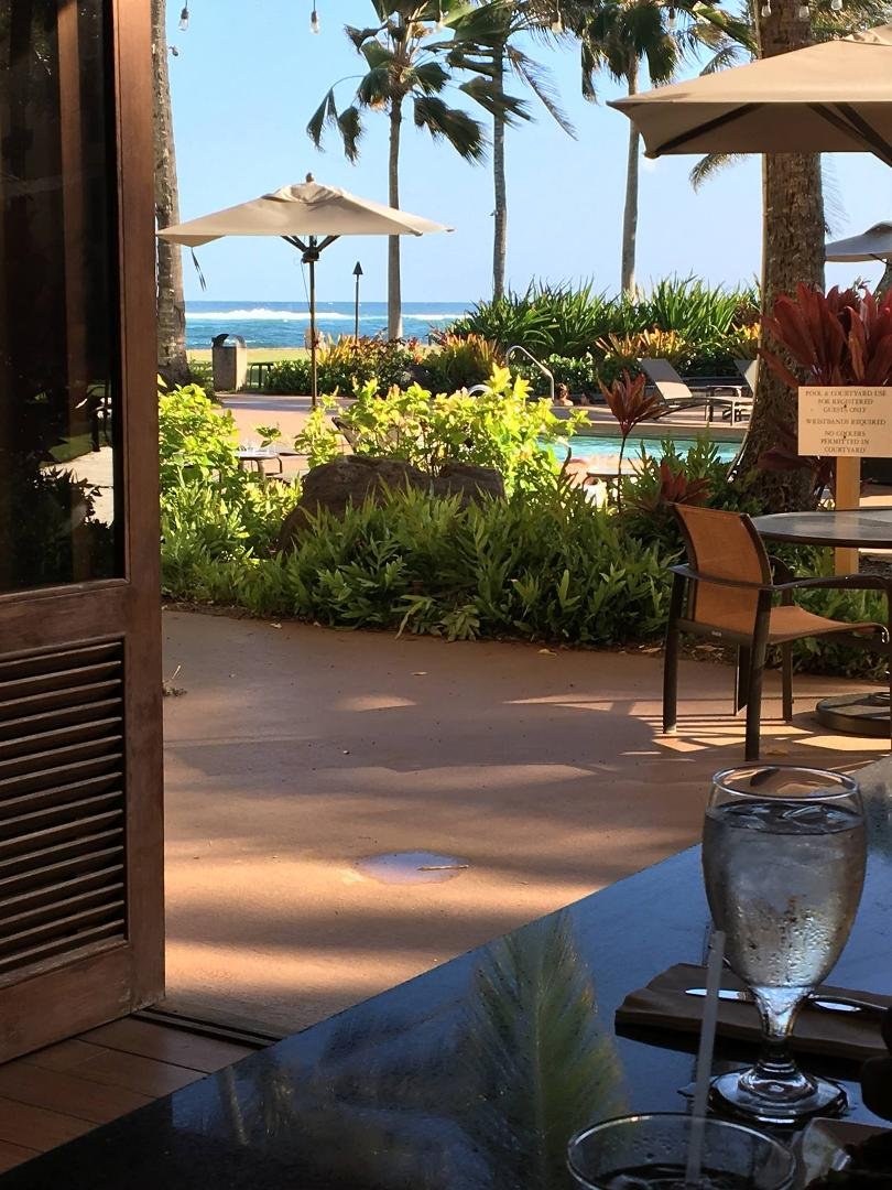 View from the office today. Kapaa,Kauai