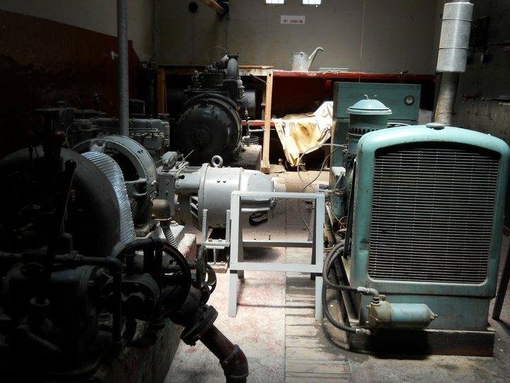 The power house. This is how they got ther electricity and whatever else they needed. I wonder if their cell phones and Ipods were charged up here?