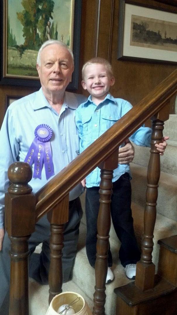 Bill & Great Grandson Scott Justin