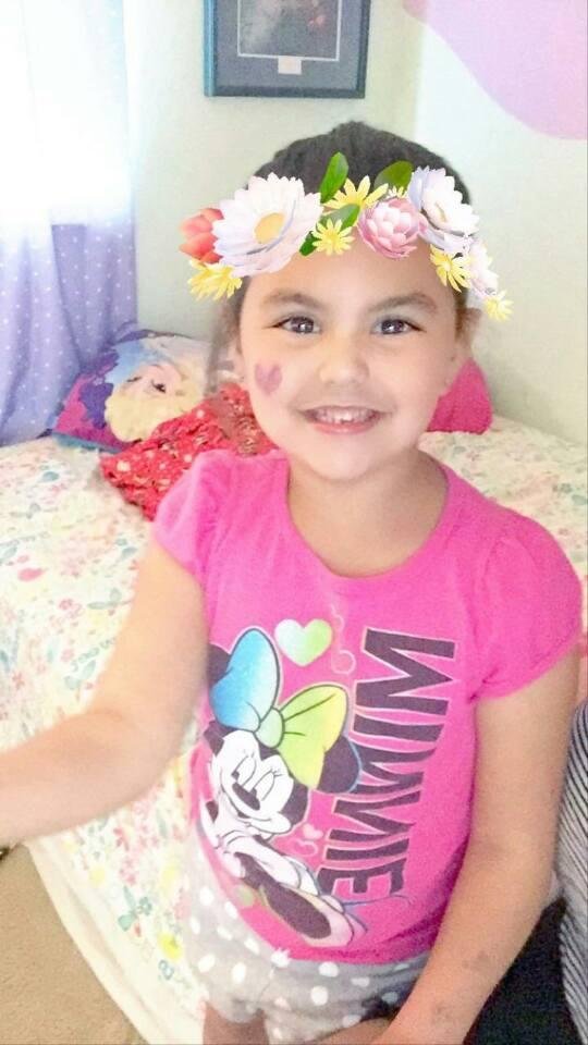 My sweet granddaughter Lilly