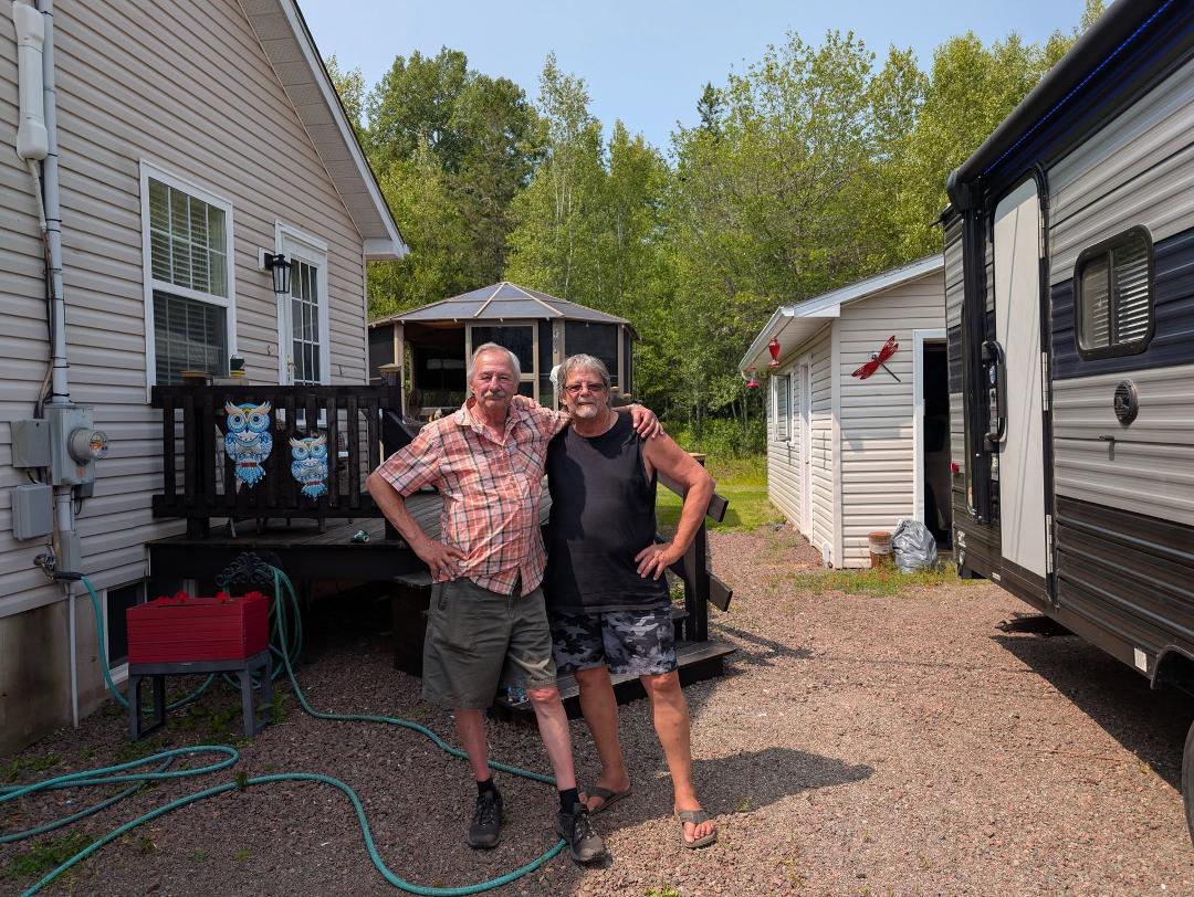 6 weeks went by pretty darn fast. Been home a week now. Finished off the tour at a friends place in New Brunswick.
Robert Murphy
Had not seen him in about 50yrs.
( I have no clue where all that time went. )