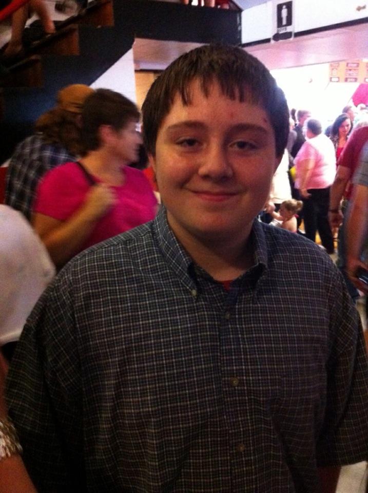 My brother Chaz who gradtoins in the eight grade