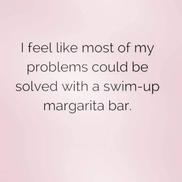 I borrowed this from a lifelong friend! I’ve got a pool here in Florida but no margaritas 😞