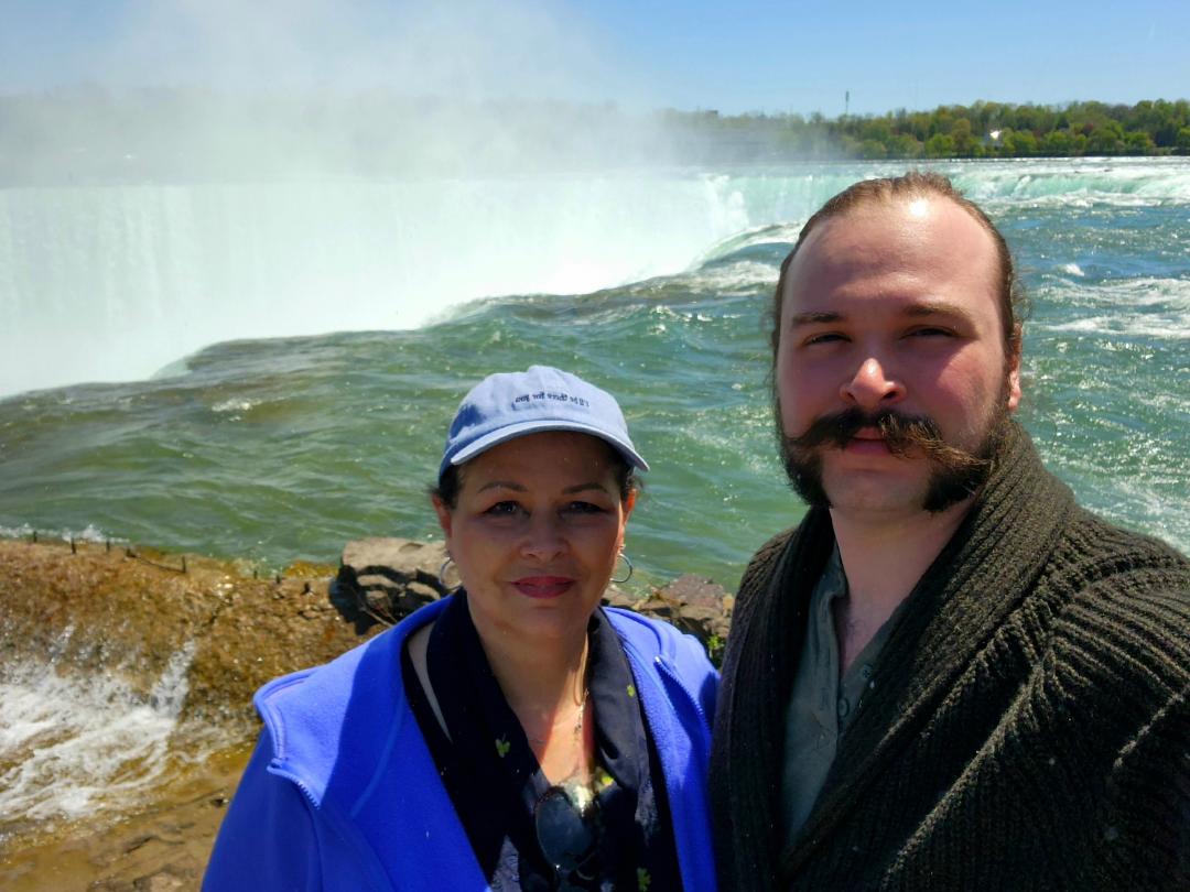 Connor and me with Horseshoe Falls in the background. Simply breathtaking!