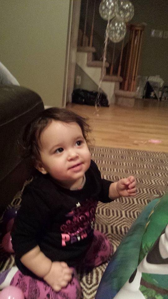 Angelina loves her Birthday toys