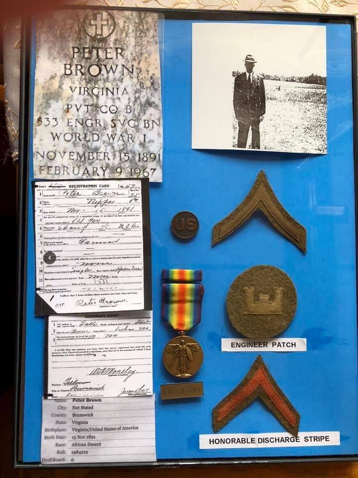 Today is the anniversary of my paternal Great Uncle Peter’s death. Uncle Peter was a veteran of WWI serving in Company B 533 Engineer Service Battalion. Uncle Peter served in England and France. He served in a segregated un