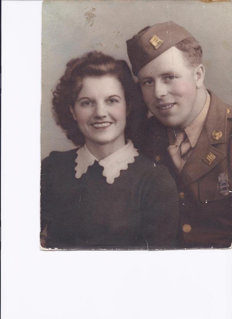 Happy Veteran's Day to all who have served to keep our country free.  That job is getting harder and harder.  This is my Mother and Father during WWII.  They are both in Heaven now and I miss them everyday.