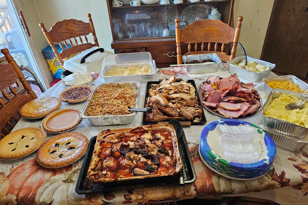 Im so thankful for family, friends,food on the table, a roof over our heads, God in our hearts, having a job I love, a vehicle I can get where I need to go, having children and grandchildren I love so very much. But most of