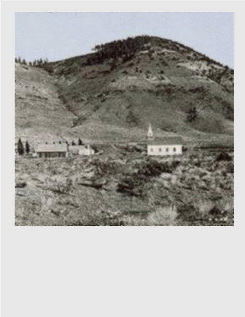 I was told this was the Methodist church before it was moved to Church Street in New Pine Creek, Oregon. It was moved to land on Church Street donated by the Hammersley family.