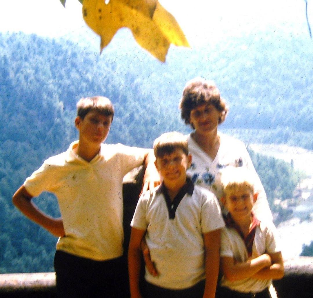 A Mother's Day pic, Mom and her 3 boys.