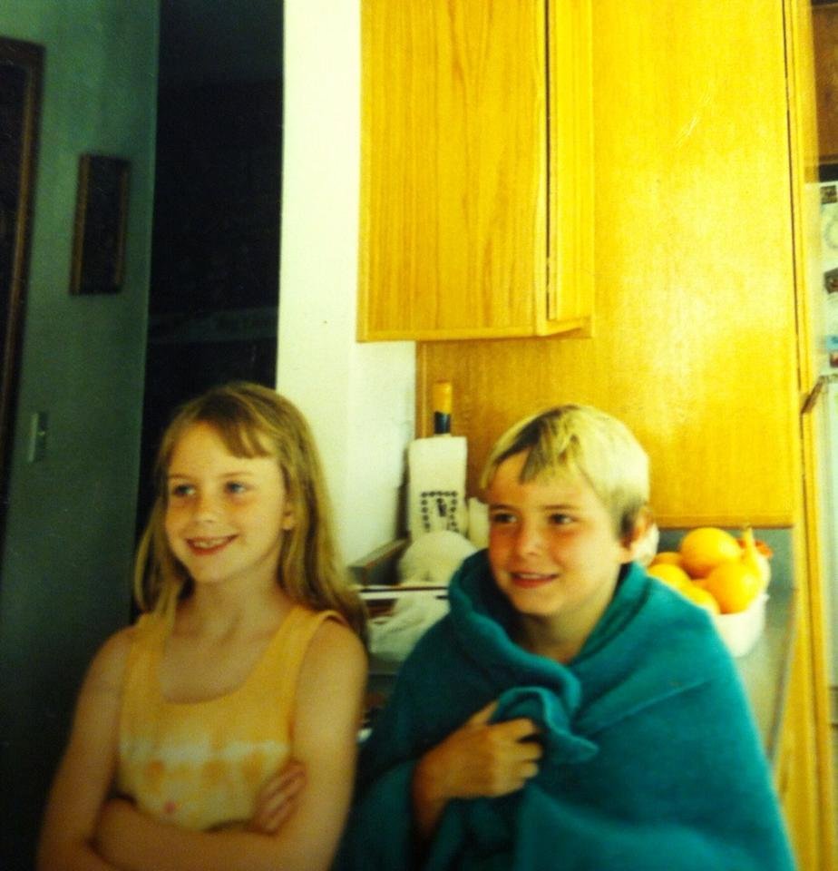 Hope this comes through. This is Cole & Megan, my granddaughter a whole lot of years ago!