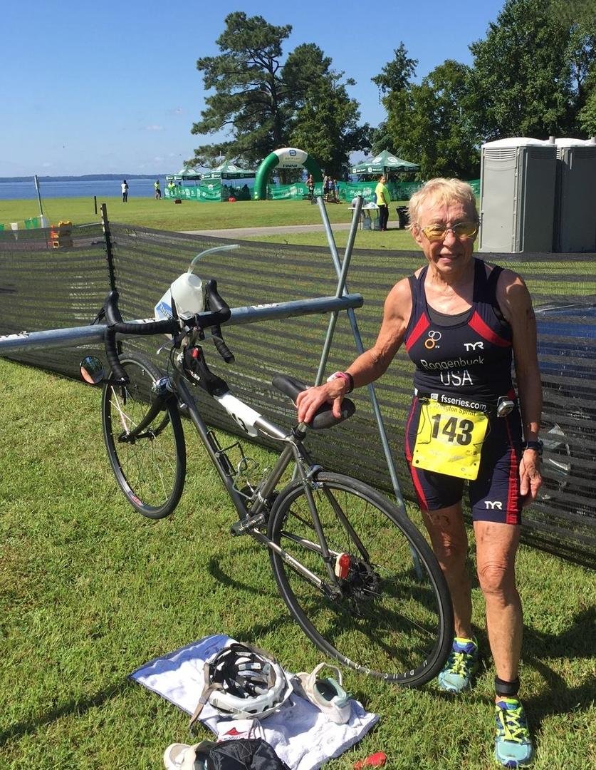 Sharon just completed her 200th Triathlon!