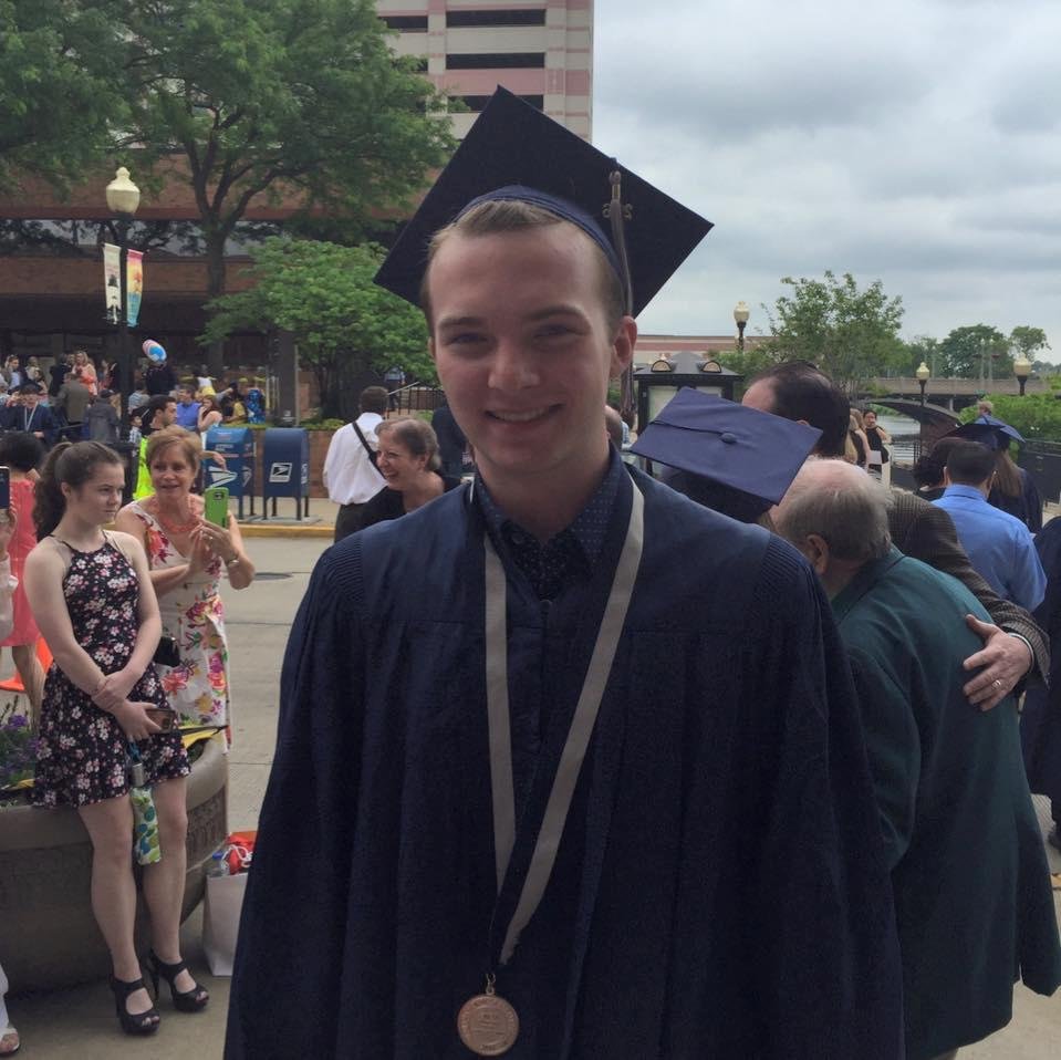 The new high school graduate! Congratulations Josh Burke!