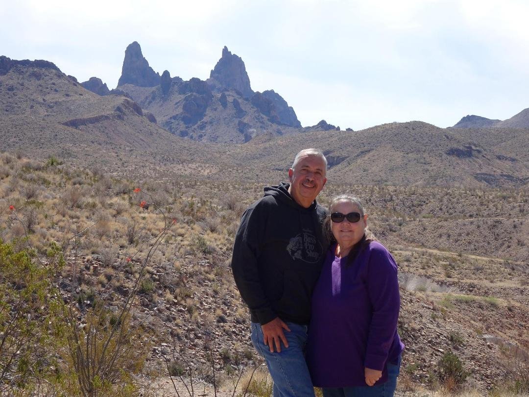 Mule Ears mountain peaks @ Big Bend