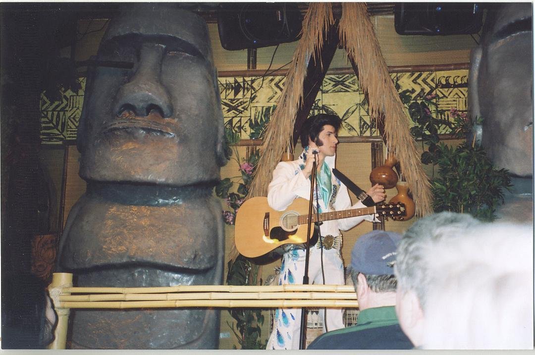 Michael St. Angel (Elvis) a great show at the Tiki Terrace in Des Plaines,IL.