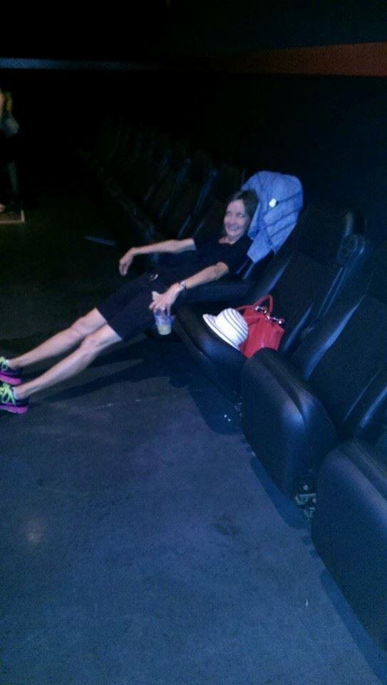 Hands down the best seat in a theater that I've ever had. By the way saw "Edge of Tomorrow" starring Tom Cruise and it was surprisingly good 👍