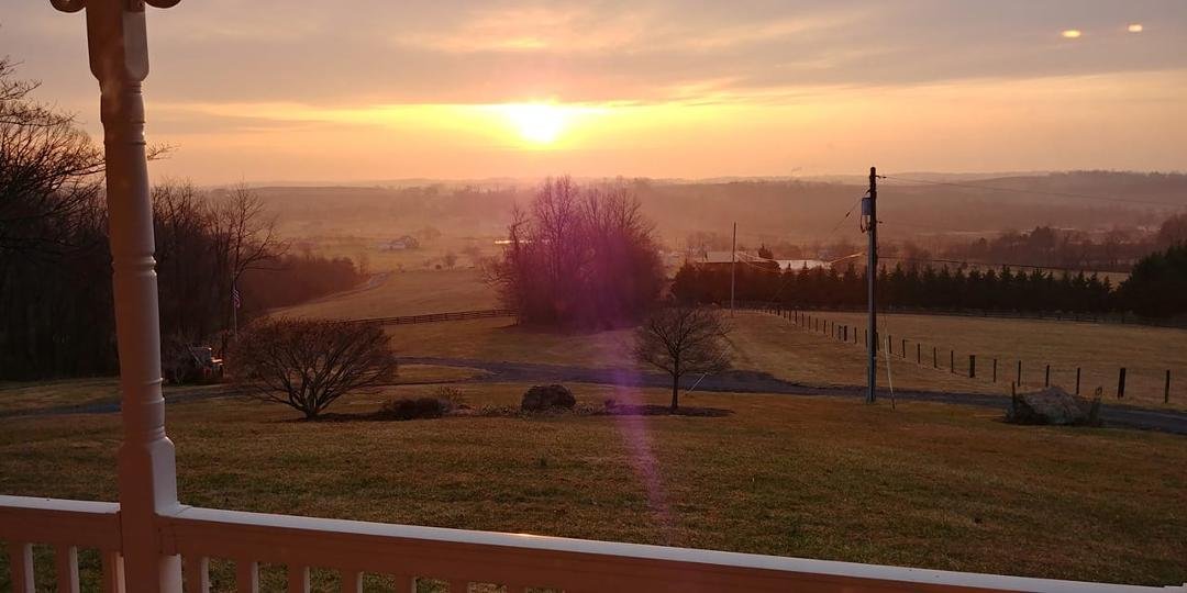 How's this for a morning view?