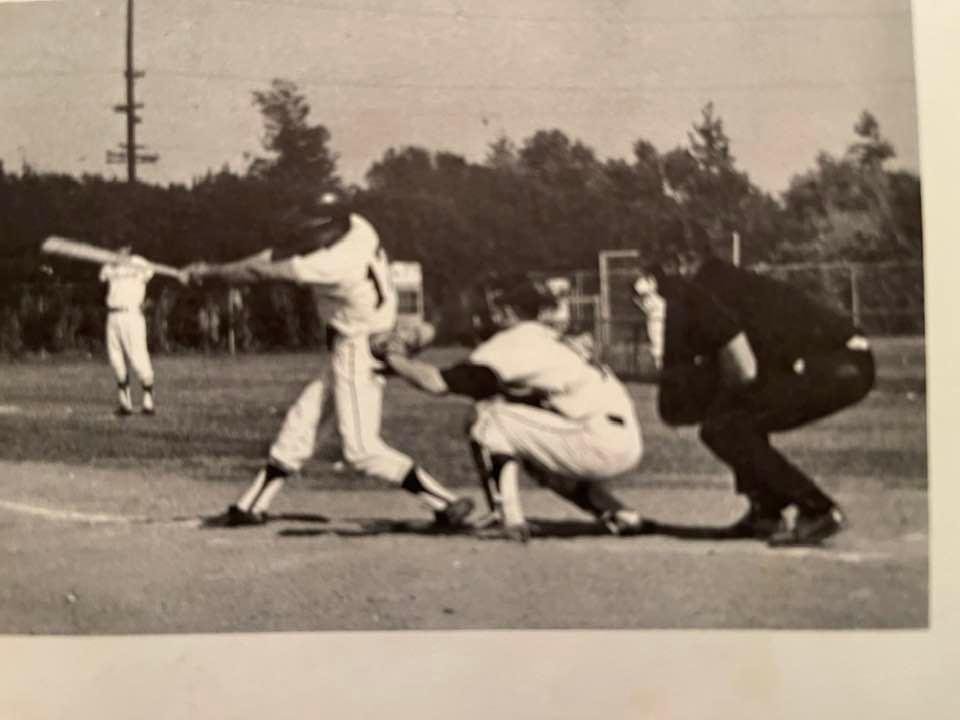 Throwback Thursday. My last at bat in high school. Hard to believe it’s been over 50 years. Great memories!