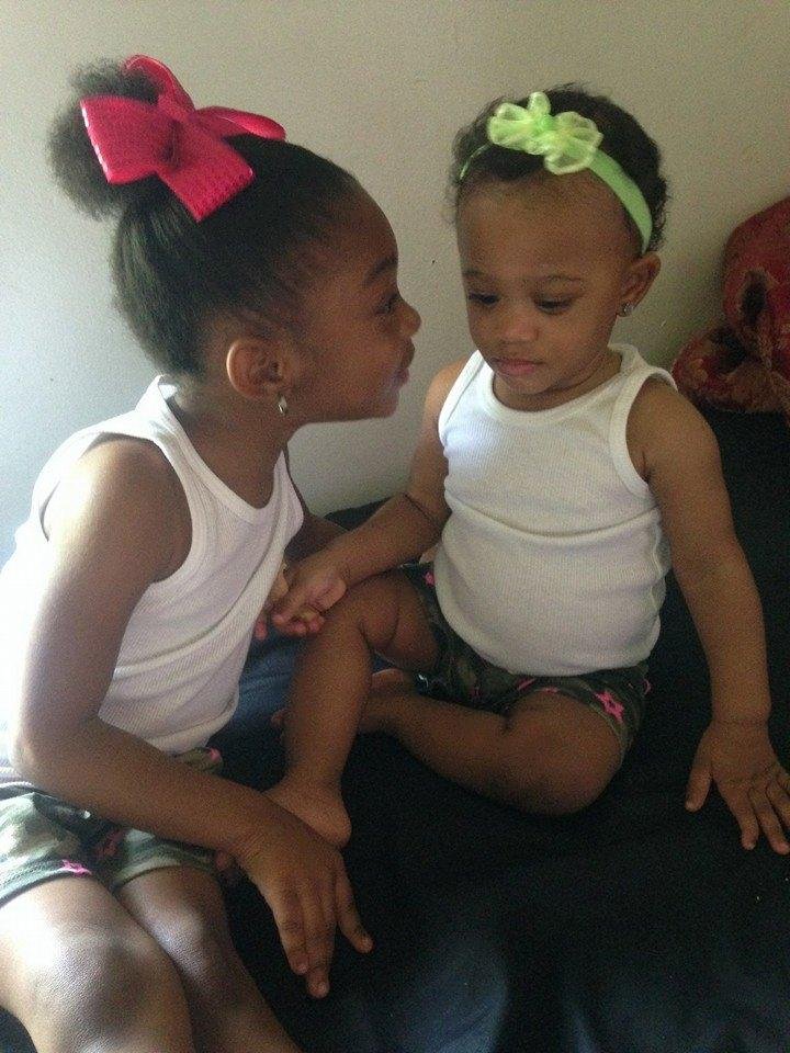 My beautiful granddaughters Kassidy and Zoe