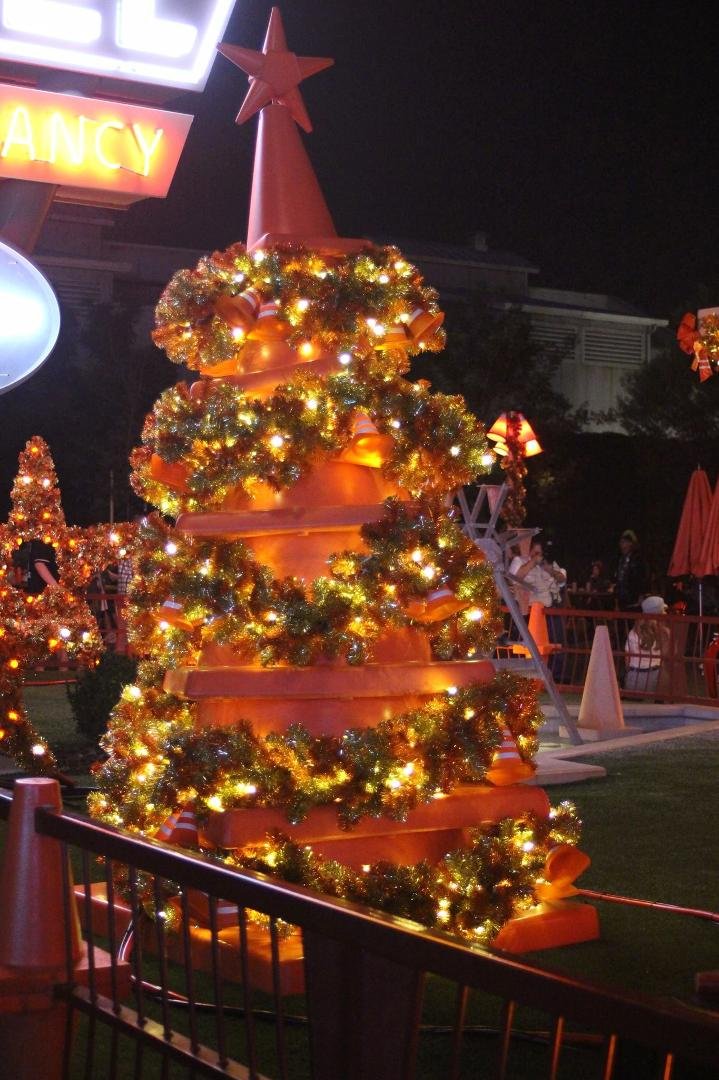 Safety cone Christmas Tree