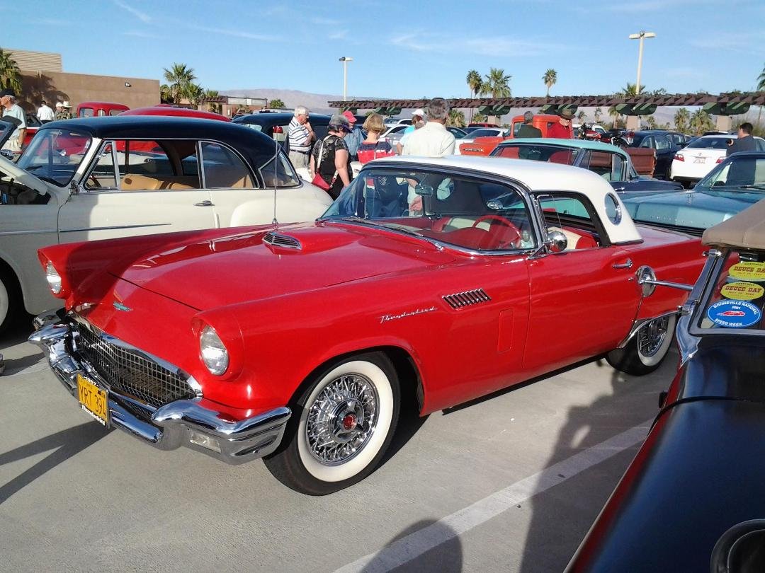 Cruise Night in Palm Desert. Boys and thier toys. The "64" vette showed well. Red was in!!!
