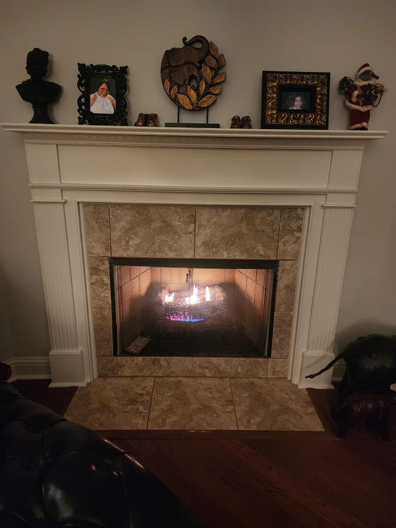 I walked into the living room and this thing is on!!!!! Why lord why???? It is 60° outside. My mother is trying to to kill me! She knows I cannot be warm/hot.