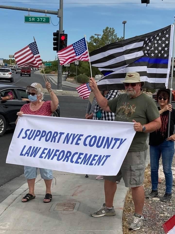 Supporting our police.....
