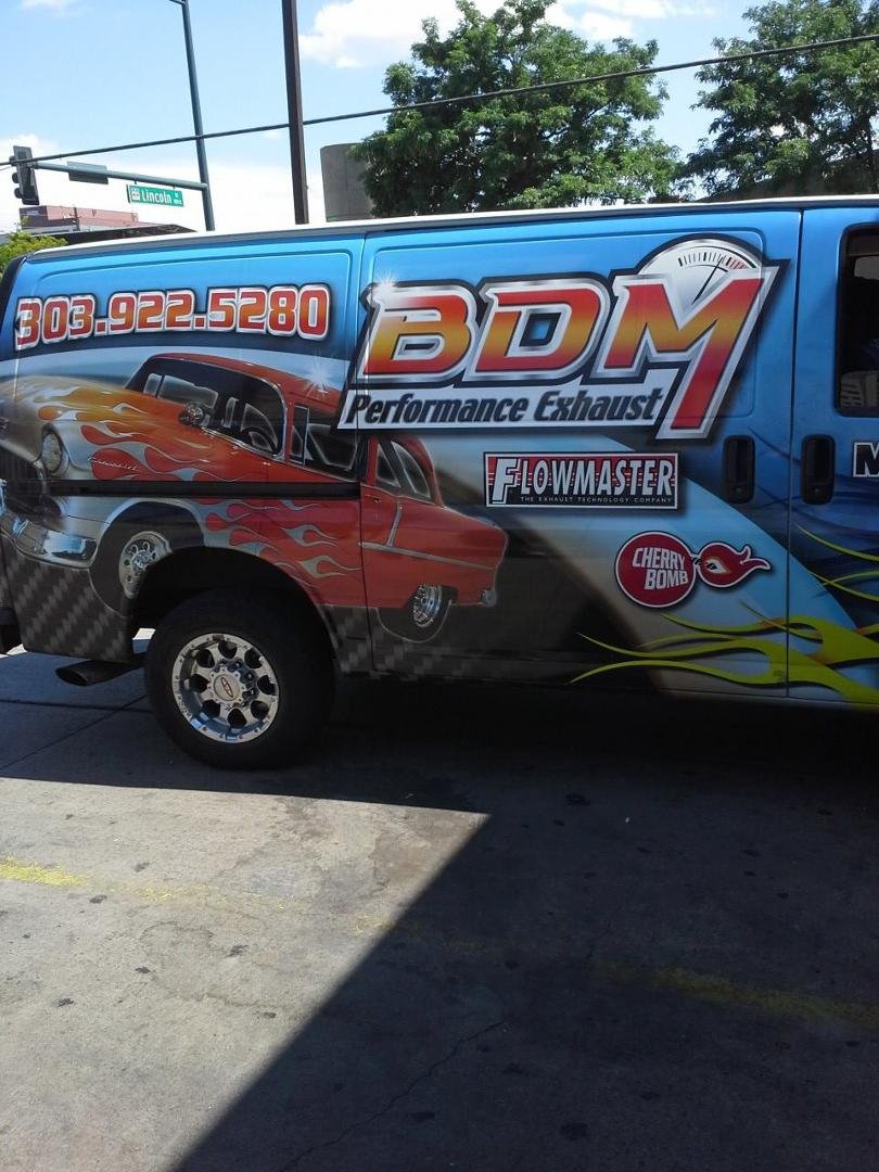 The van